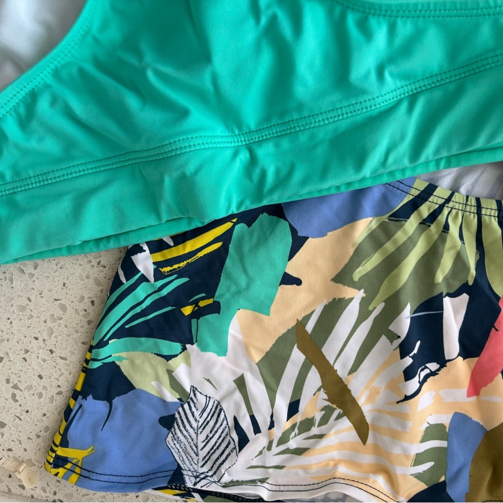 Title Nine Aqua Bikini Bottom size small - Picture 5 of 5